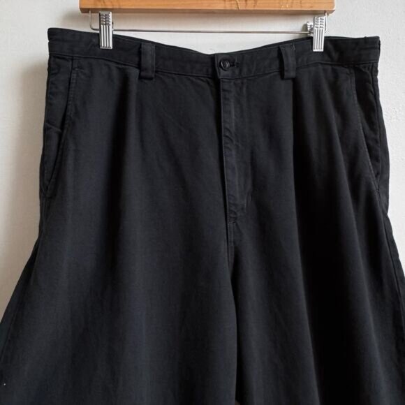 OZMA Field Pant Tencel Bull Denim in Ink Black - Picture 3 of 12